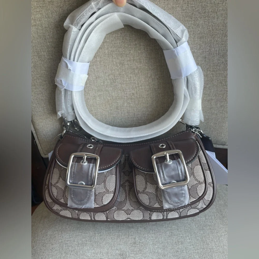 NWT！COACH ASHTON SHOULDER BAG IN SIGNATURE JACQUARD（CBJ00）for holiday gift